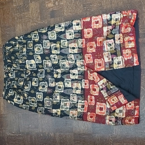 Vintage hostess midi/maxi skirt - Picture 5 of 6